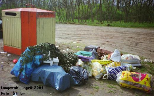 Foto: Stiller, Containerstandort 24.04.2004