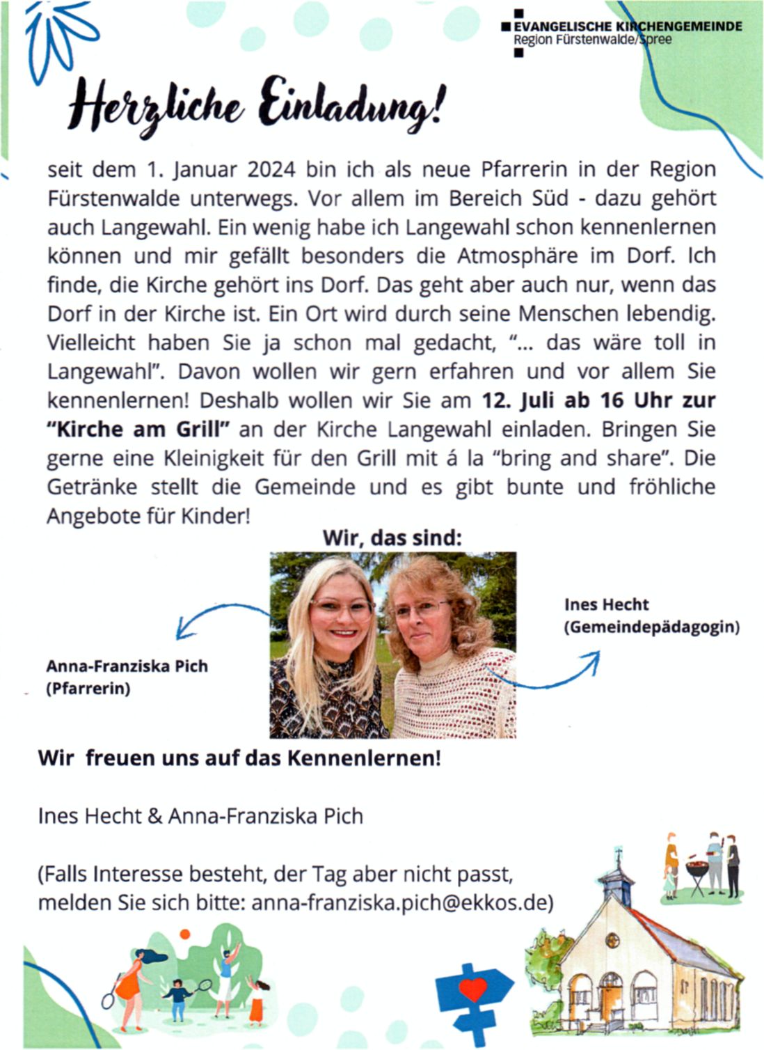 Scan Einladungsschreiben