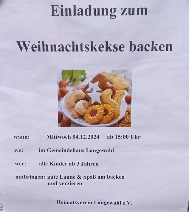 Scan der Einladung
