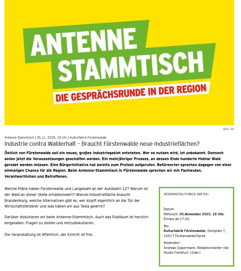 Screenshot ANTENNE im Internet